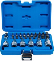 "Bgs BIT- Und BIT-EINSATZ-SATZ, 12,5 Mm (1/2\"), T-PROFIL (FÜR Torx), 27-TLG."