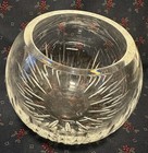 BEAUTIFUL VERA WANG WEDGWOOD DUCHESSE 4.25” TALL ROUND CRYSTAL GLASS BOWL  — photo 3