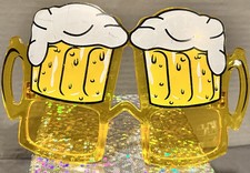 Vintage St Patricks Paddys Day Beer Goggles Novelty Celebration Party Glasses 1