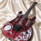 Ledux Solid Electric Guitar Stainless Fret Edge Moon&Star Inlay FR Bridge Red