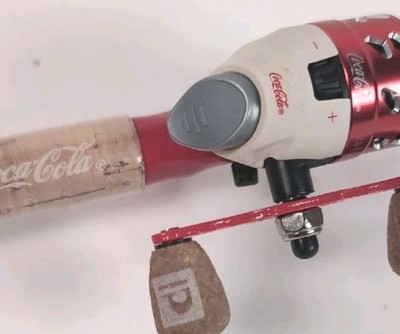 PROFISHIENCY 21'' Micro Coca Cola Fshing Rod & Real Combo Collectible, New! Rare!