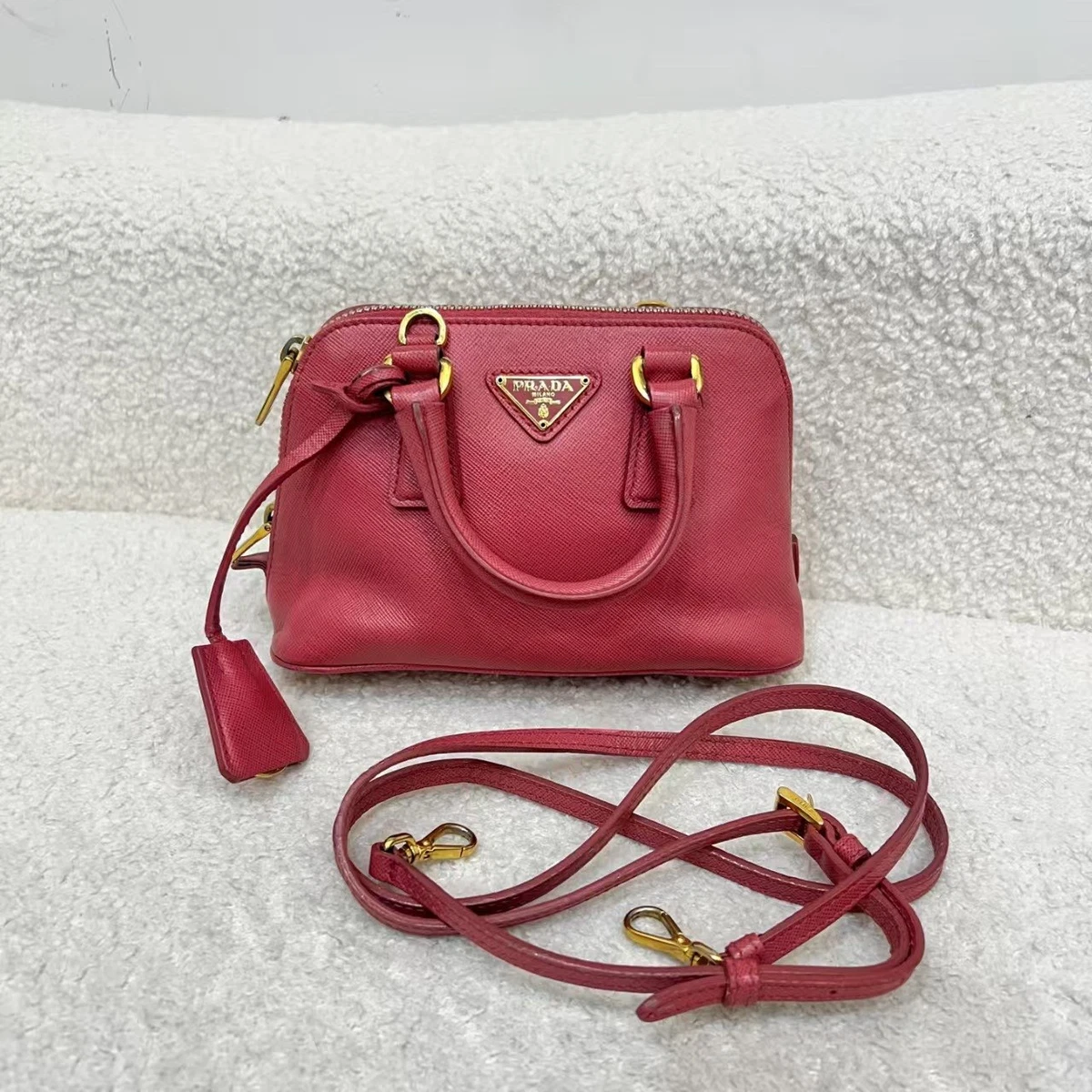 PRADA Women's Faux Leather Exterior Bags & Handbags for sale | eBay