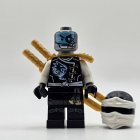 LEGO Ninjago Zane Skybound minifigure 70603 njo0189 with Gold Swords