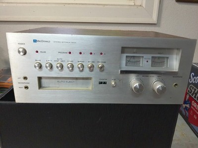 8 track tape player working