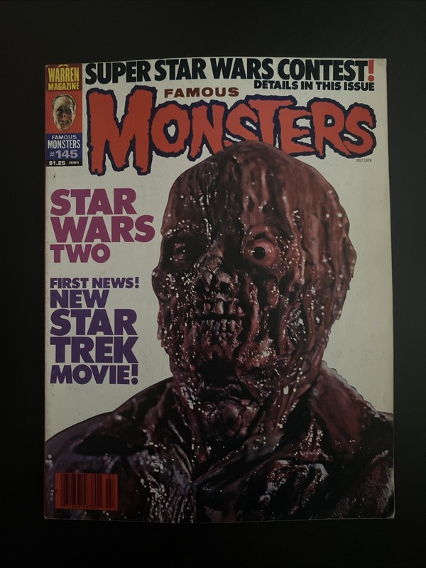 FAMOUS MONSTERS OF FILMLAND (JULY 1978) #145 ~STAR WARS TWO PREVIEW!~