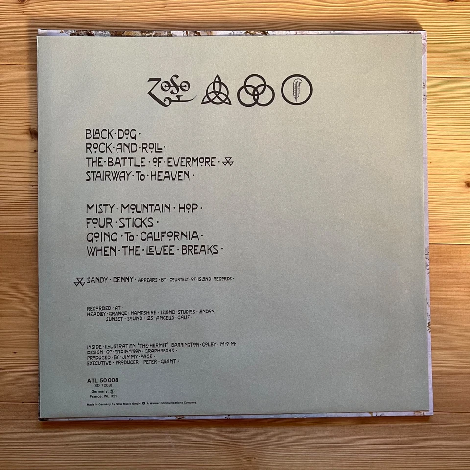 Led Zeppelin IV Vinyl LP - Bild 4 von 4