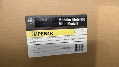 #ad GE modular metering Main switch Module TMPFB4R. $2300.00