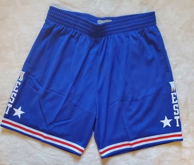 1985 Mitchell & Ness West All-Star Game Royal Swingman Shorts Sz XL