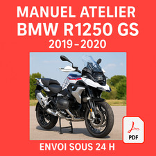 Manuel Atelier BMW R1250 GS 2019-2020 Revue Technique Moto Français RMT CD PDF