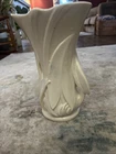 McCoy Arrowhead Leaf  White Vintage Vase