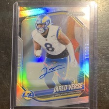 2025 Panini Prizm Jared Verse Los Angeles Rams #30 Autograph Rookie