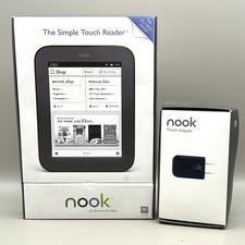 Barnes Noble Nook Simple Touch eBook Reader Power Adapter Bundle - Open Box