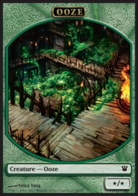 MRM FR/VF 4x Token - Token Ooze - Limon x/x MTG ISD