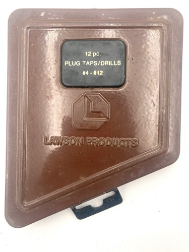 Vintage Lawson Products 12 рс. Set Steckgewindebohrer / Bohrer #4 - #12 Gewindewerkzeug komplett - Bild 2 von 10