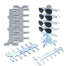 DIY Epoxy Resin Silicone Glasses Storage Rack Mould Casting Making Craft Tool