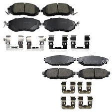 Akebono ProACT Front and Rear Ceramic Brake Pad Kit For Subaru 2.0 H4 2.5 H4
