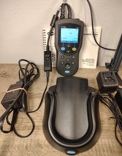 Tragbares Messgerät für gelösten Sauerstoff Hach HQ 30D Multiparameter Digitale Sonde pH-Kit - Bild 6 von 14