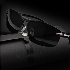 Aluminium Photochromic Polarised Sunglasses Mens Driving Glasses Outdoor Eyewear