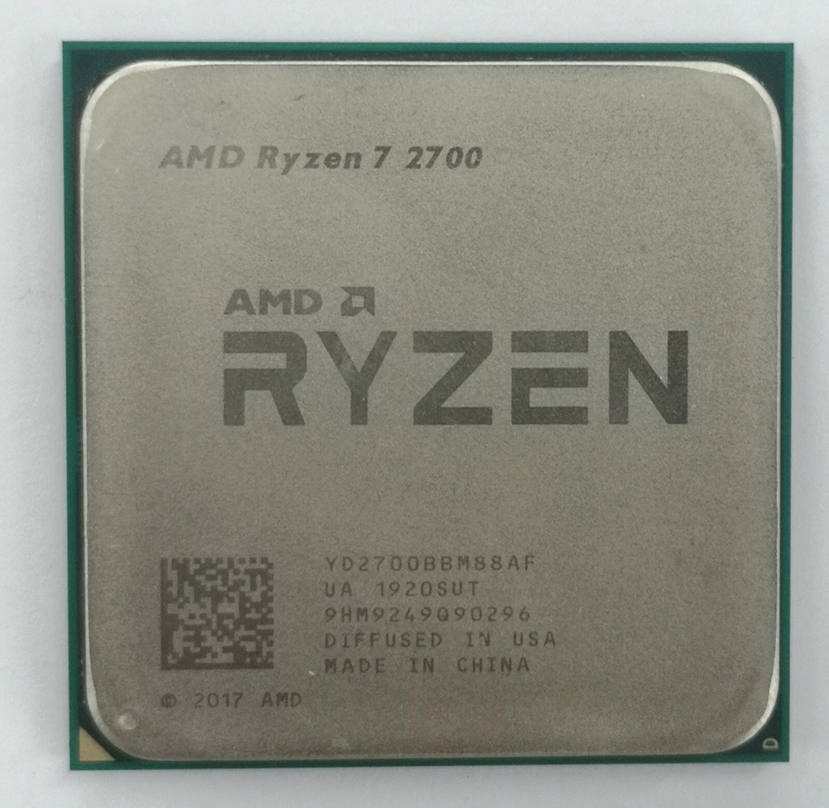 AMD Ryzen 7 2700 Desktop Processor Socket AM4 Eight Core YD2700BBM88AF R7