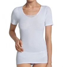 Triumph Classics Yselle Basics Shirt 03 38 - 52 Cotton Vest White