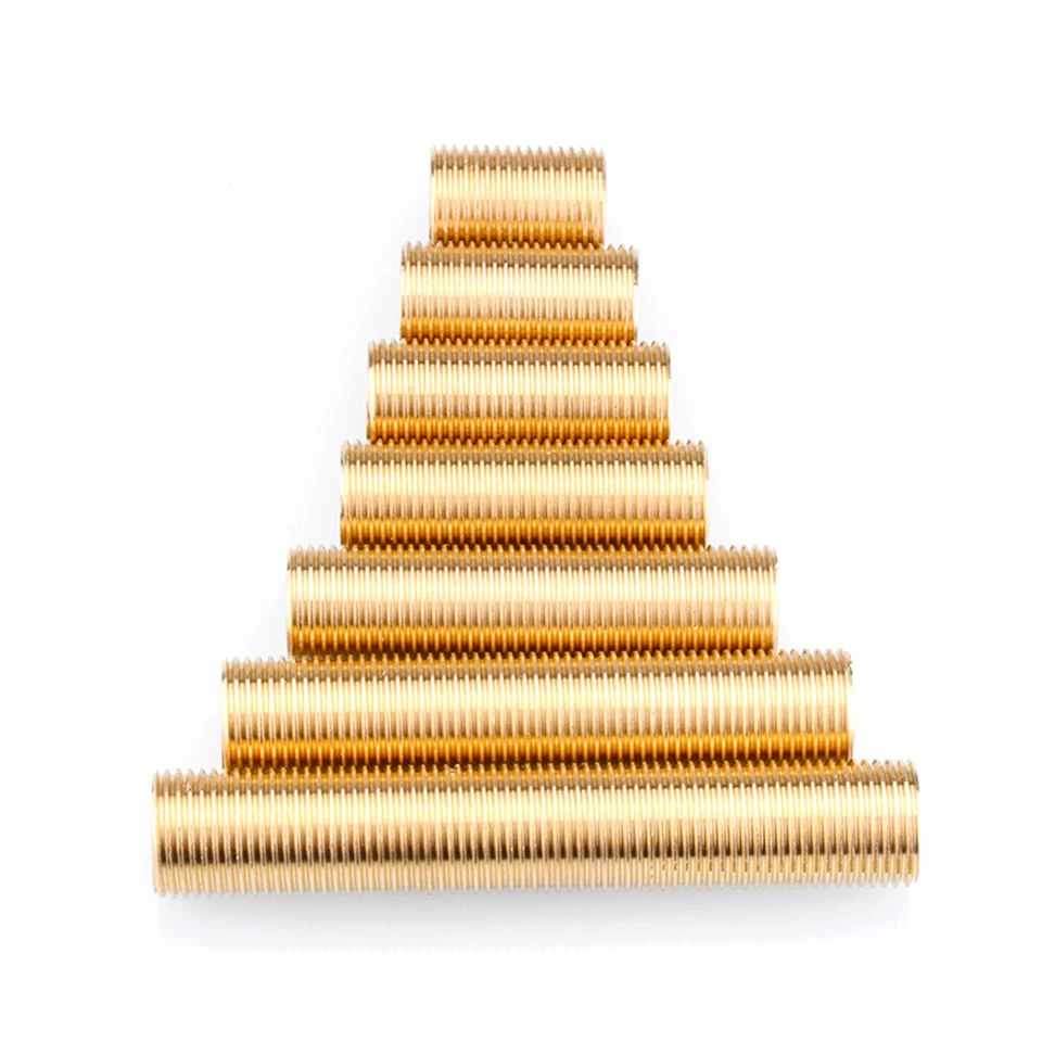 1/2" BSP Male Long Brass Thread Fitting Fitting Connector Length 30mm-120mm - Image 4 of 4