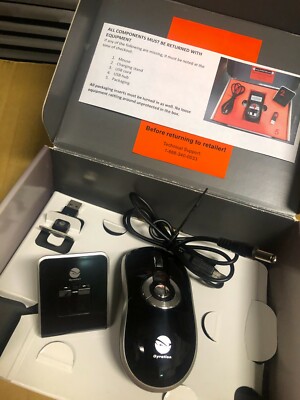 Gyration GYM5600NA Air Mouse Elite With MotionSense Laser Sensor 2.4Ghz  READ ON