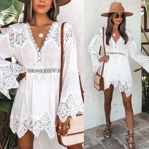 Vici Exclusive Off White/Ivory Crochet Top Size Small | eBay