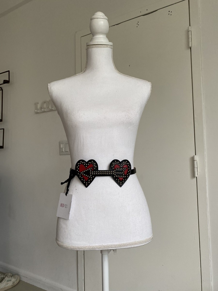 NWT‼️ Red Valentino Hearts Red Signs Leather Belt Size Small NWT‼️ Red Valentino Hearts Red Signs Leather Belt Size  main image 2