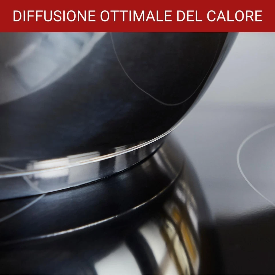 Lagostina batteria di pentole 11 pezzi Euforia acciaio inox induzione - Rotex - Immagine 4 di 4