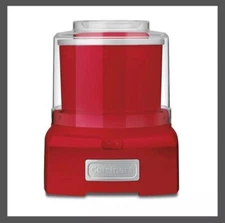 Cuisinart Frozen Yogurt ICE CREAM Sorbet MAKER Red ICE-21R NEW IN OPEN BOX