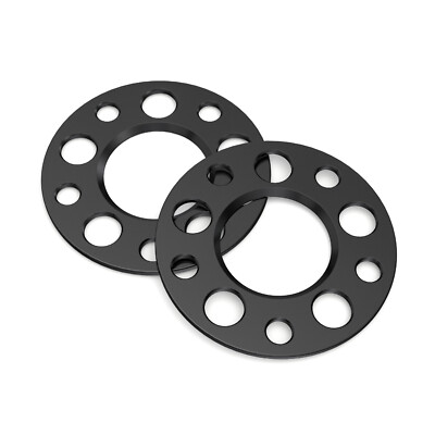 3mm | 5x114.3 | Hubcentric Flat Wheel Spacers | for Honda & Acura (64.1mm) Black