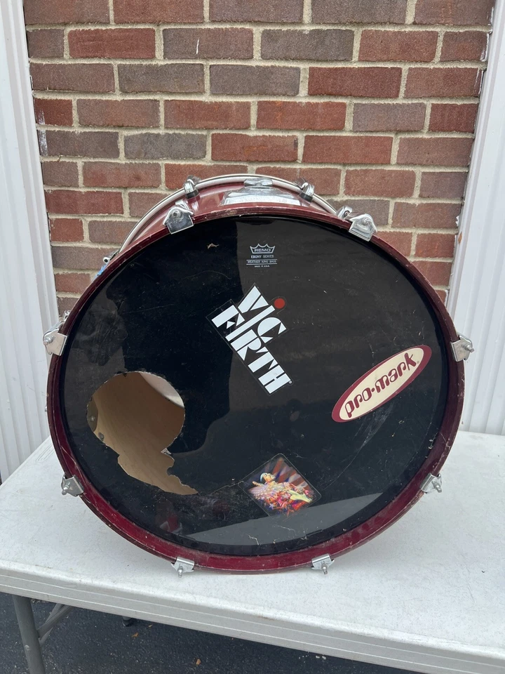 Басовый барабан PREMIER XPK 22 дюйма вишневый лак красный см. подробности - Изображение 3 из 4