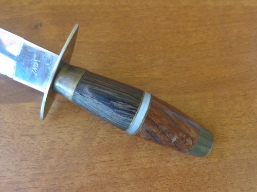 VTG VERY RARE SPAIN SPANISH NAVAJA J.J. MARTINEZ SANTA CRUZ INOX DAGGER KNIFE - Picture 8 of 11