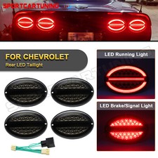 For 1997-2004 Chevy C5 Corvette LED Brake Signal Tail Light + Hyperflash Harness