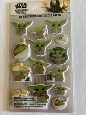 American Greetings Star Wars Mandalorian The Child Puffy Stickers (28) Party Fun
