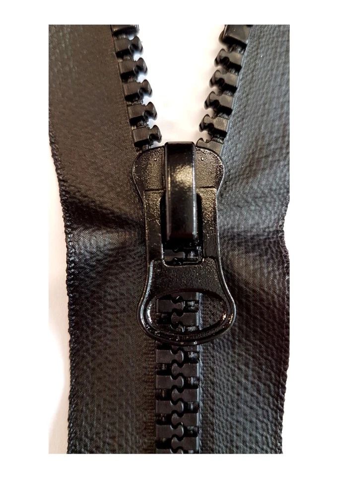 Reißverschluss teilbar Krampe 8mm extra stark robust *WASSERDICHT* NEU 50-80cm