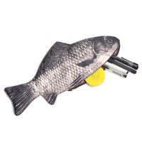 Emulation Simulated Fish Shape Creative Pencil Case Pen Bag Coin Purse Phone ... on sale Emulation Simulated Fish Shape Creative Pencil Case Pen Bag Coin Purse Phone ... on sale