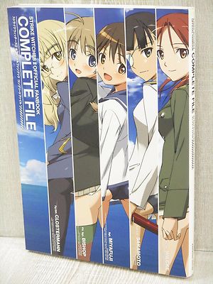 STRIKE WITCHES II 2 Official Fan Book Complete File w/Poster Art Japan 2012 KD56