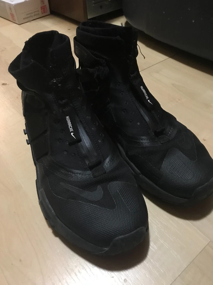 Nike Air Huarache Gripp Triple Black 9 US AO1730-002 - Image 2 of 4