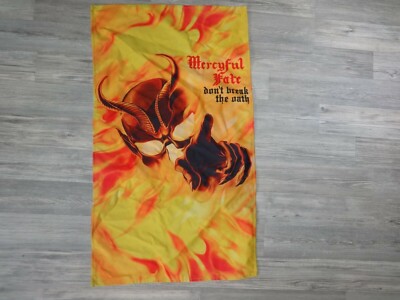 Mercyful Fate Posterflagge Fahne Flag Flagge King Diamond Jaguar Saxon ***