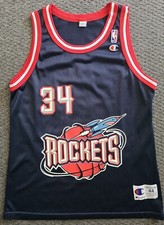 Vintage Olajuwon Champion Jersey 44