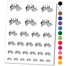 Kelp Seaweed Ocean Plant Vegetation Temporary Tattoo Water Resistant Set