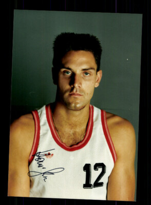 Hansi Gnad Basketball Photo Original Signed + A 227366