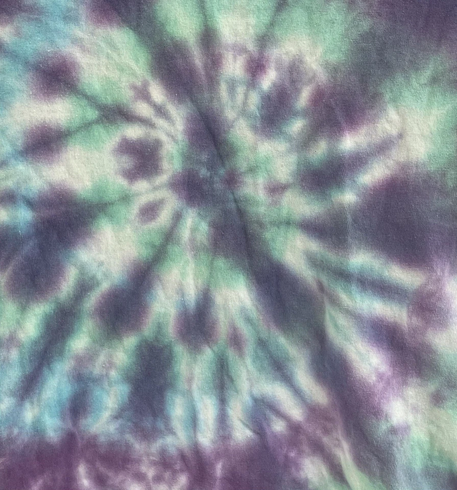 Gildan Algodón Pesado Niños Niñas Genial Tie Dye 100% Algodón Cuello en V Camiseta Azul S Foto 4 de 4