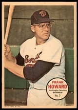 1967 Topps Pin-Ups Baseball #7 Frank Howard NM/MT *d2