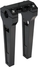 LA Choppers Black Anodized 8" - 1" Clamping Risers LA-7470-08B