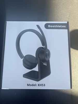 Soothielec KH53 Wireless Bluetooth Headset V5.1 with Noise Canceling Mic
