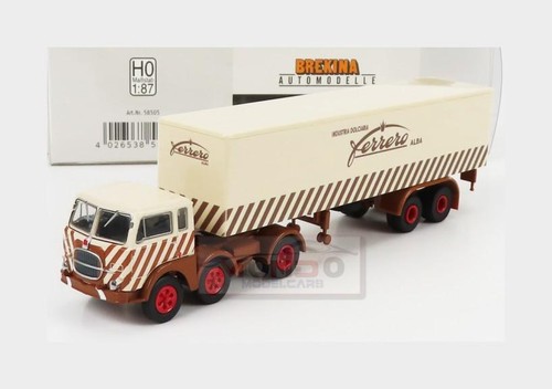 Modélisme 1/87 - Camion Fiat 690T Ferrero Par Brekina - Neuf, Boîte En Bon état