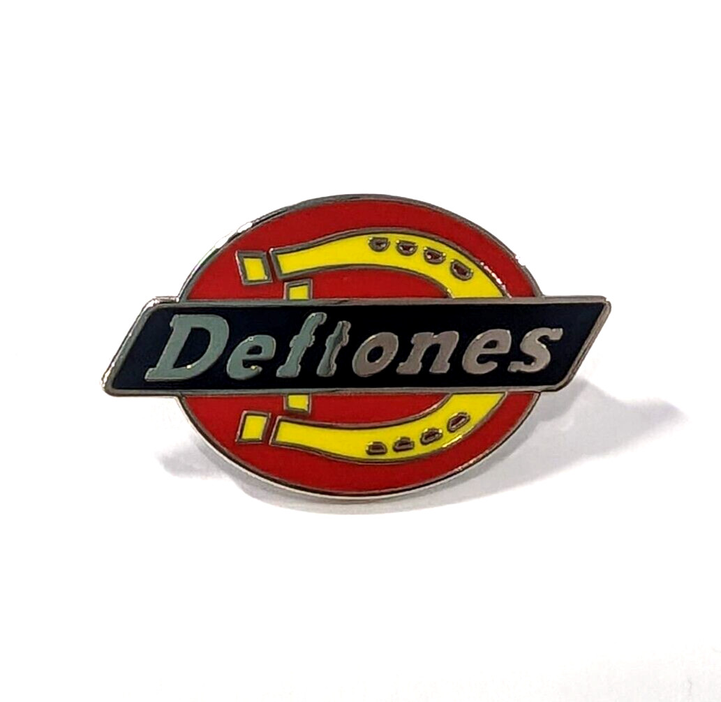 Horseshoe Dickies 'Logo' Heavy Metal Rock Band Enamel Patch Brooch Pin