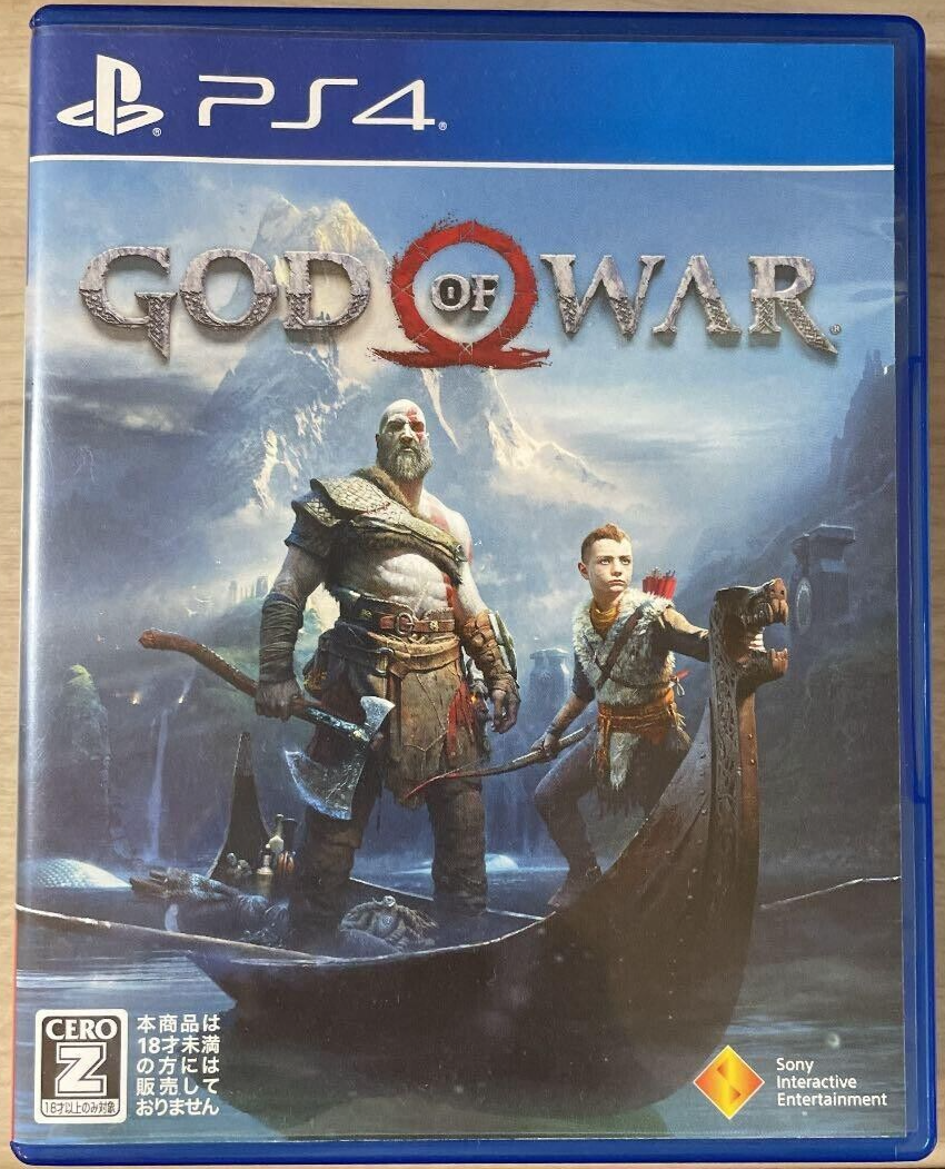 家庭用ゲームソフト GOD of War Sony PS4 God of War 2018 Japanese Games With Box Tested